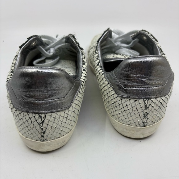 Zadig & Zoltaire Snakeskin Pattern Sneakers with Lightning Bolt size 40 - Picture 4 of 8